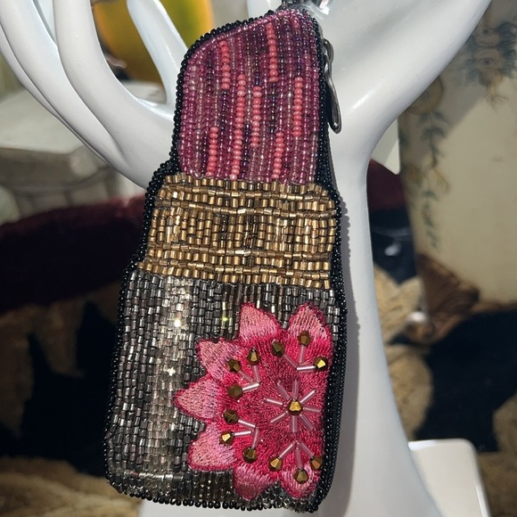 Mary Frances Beaded Coin Purse Easy Open Lobster-Claw Clasp Key Ring NWTs - Picture 13 of 14